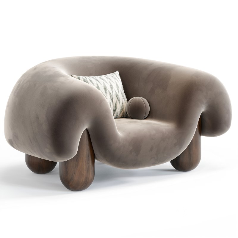 Lamb Armchair By Numo Image 2