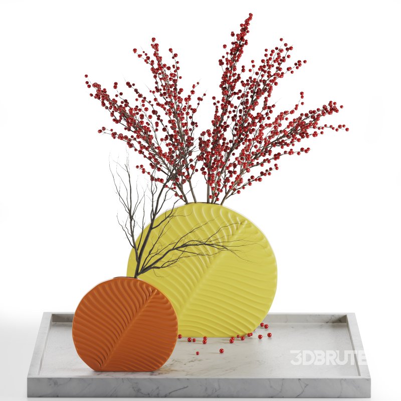 Decorative Dried Plant Bouquet set01 Image 3