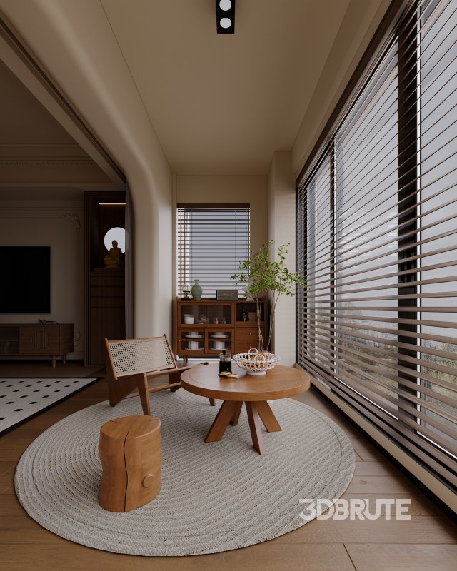 Living room and balcony Image 3