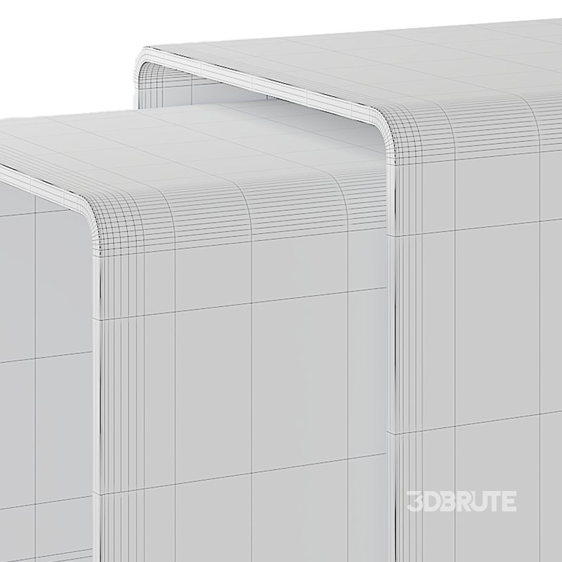 Simple Acrylic Side Table Image 15