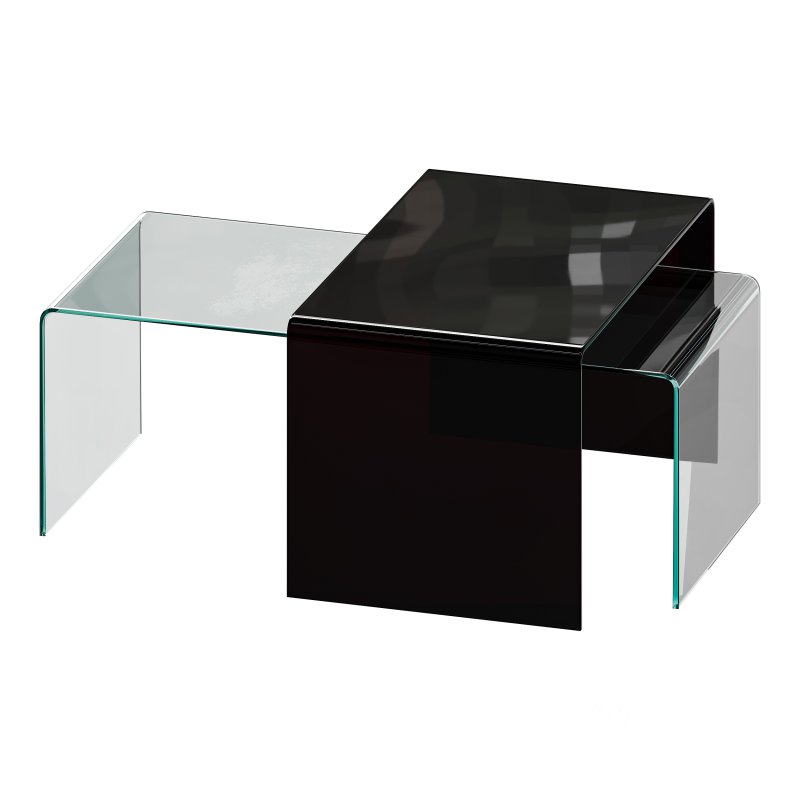 Table Basse 110 X 50 Cm Verre BURANO Image 5