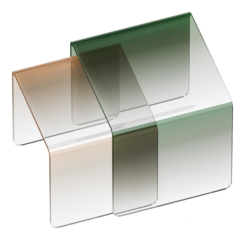 Simple Acrylic Side Table Image 2