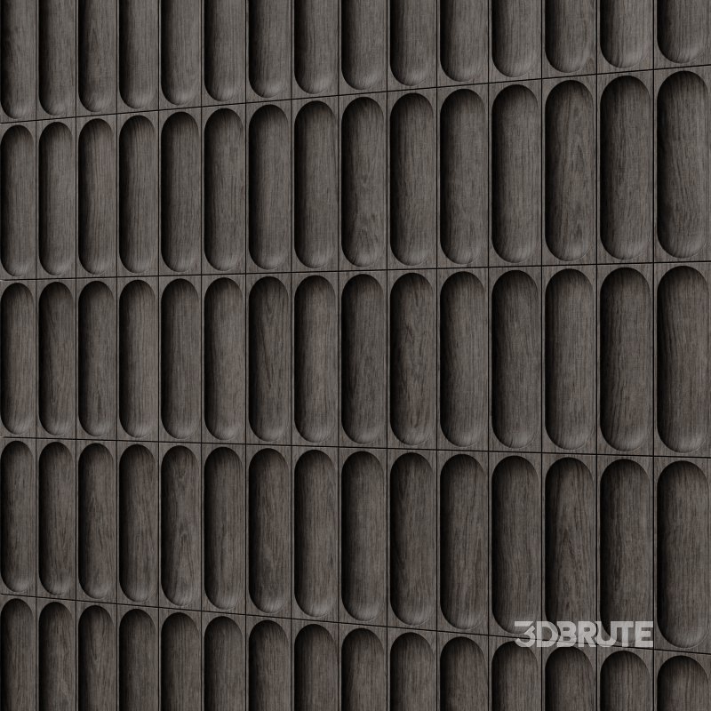 Wood Panel Wall Tile 02 (Seamless) Image 3