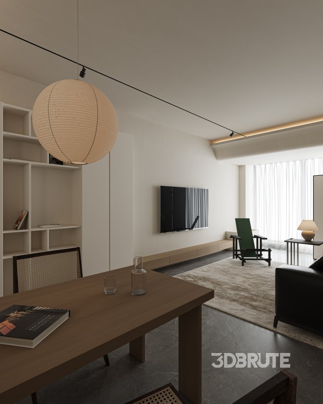 Modern living and dining room Image 8