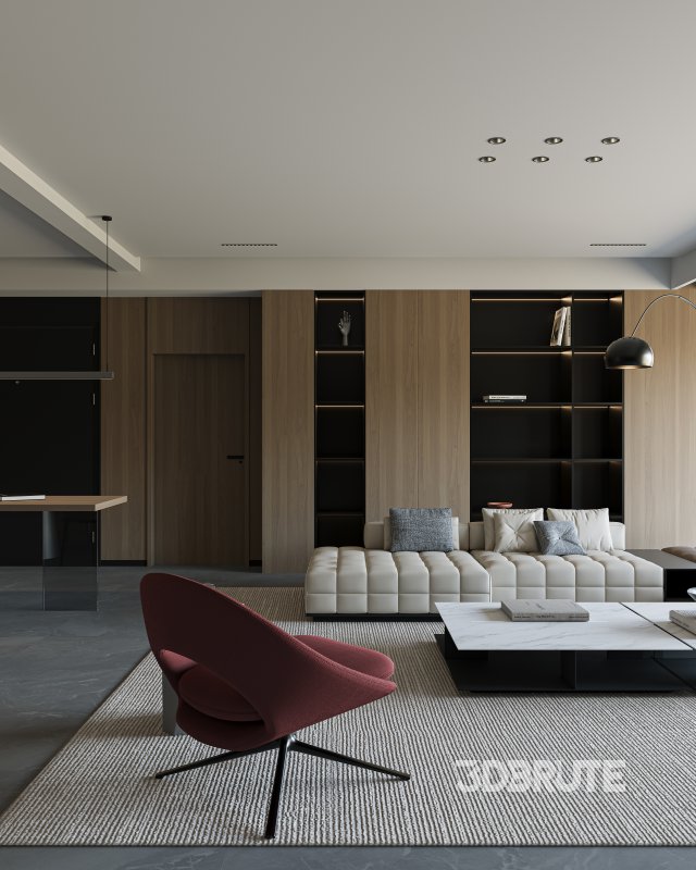Modern living and dining room Image 4