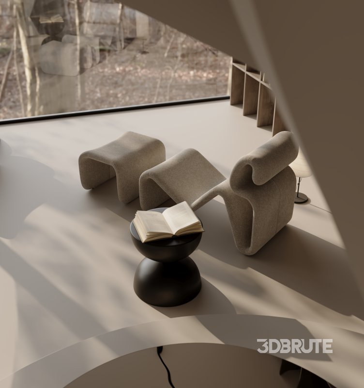 Modern villa scene Image 3