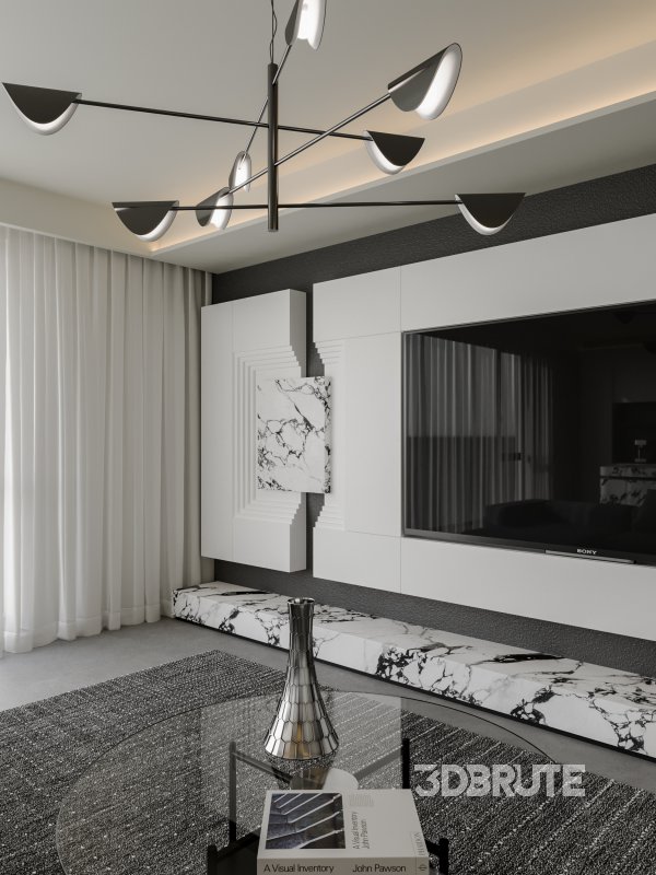 Modern living and dining room Image 2