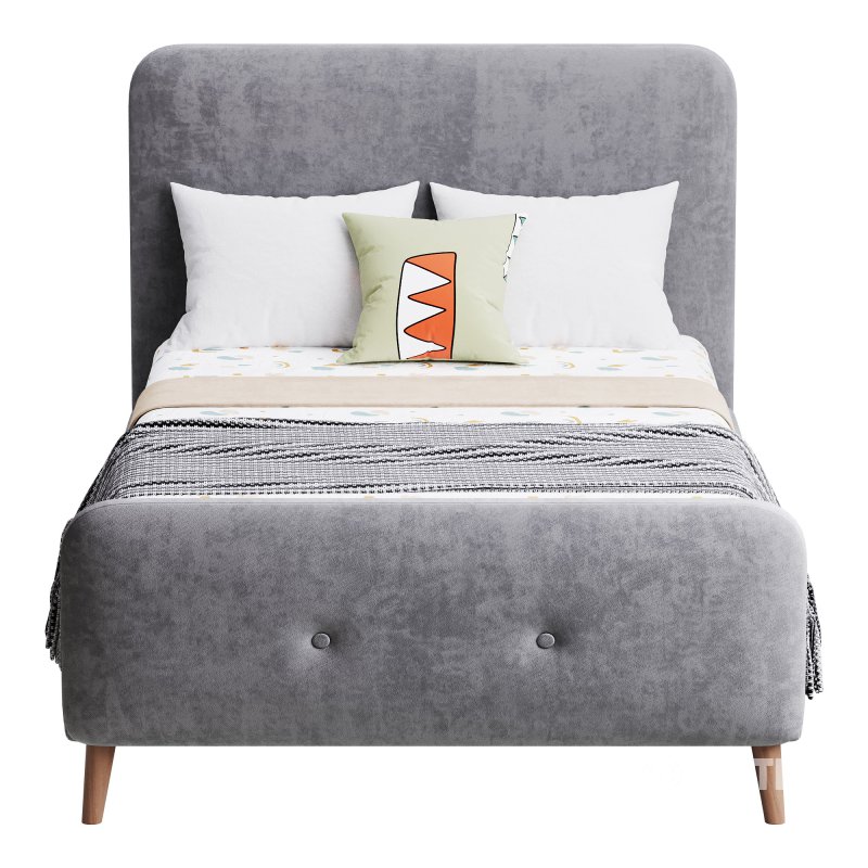 Flannelette Beige bed Image 8