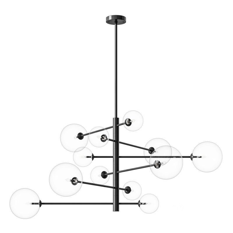 Chandelier Argento L Image 3