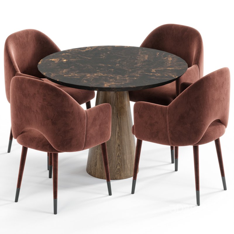 Propus Chair Round Table By Amgrades Image 6