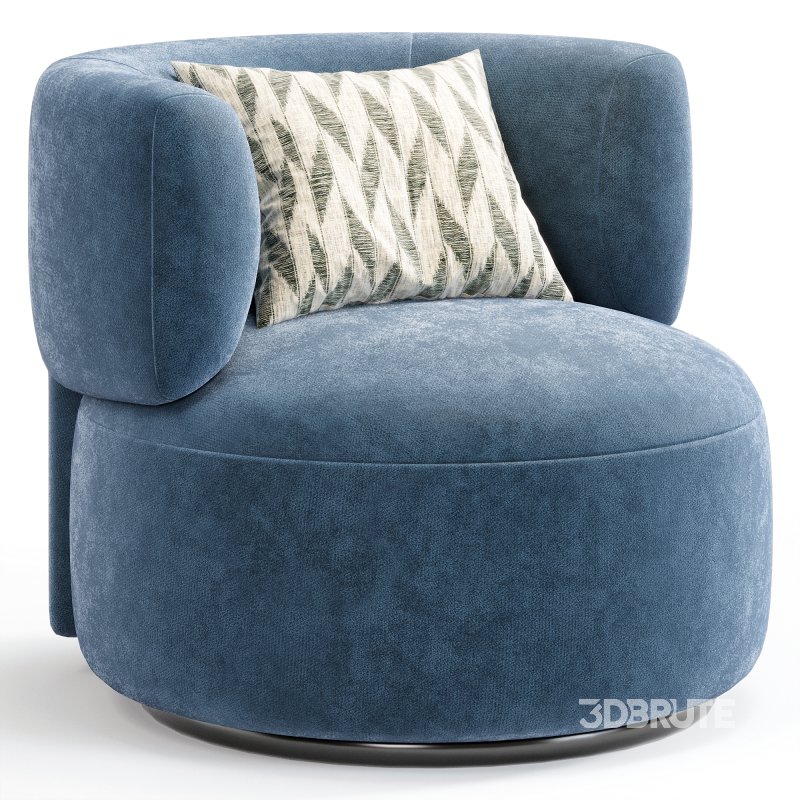 K Waiting Swivel Armchair By Spacefurniture Image 3