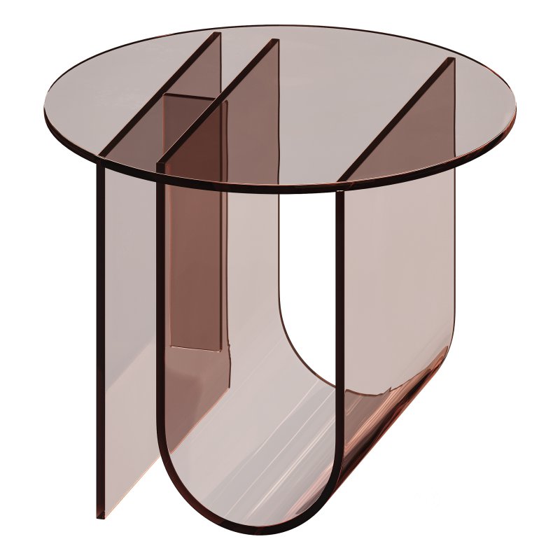 Living Room Acrylic Side Table Image 8