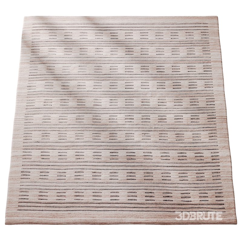 Dashed Stripe Outdoor Performance Rug Image 2
