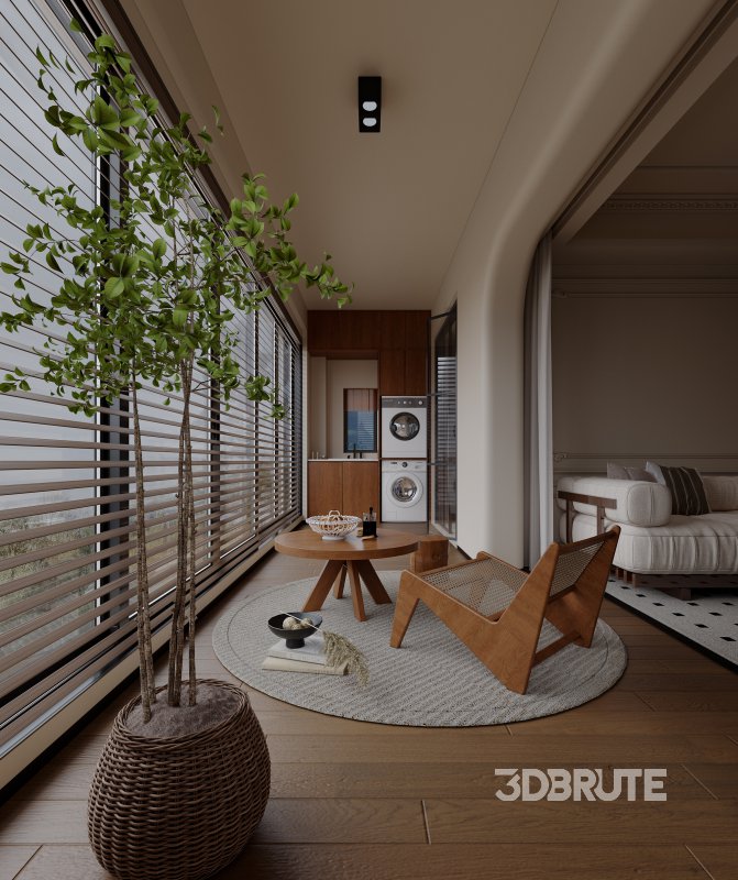 Living room and balcony Image 2