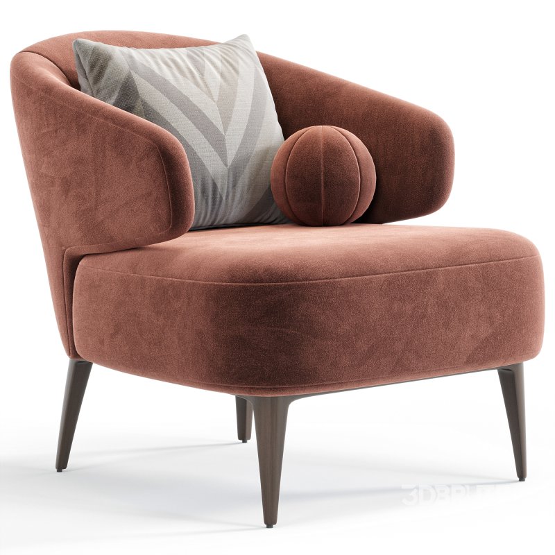 Aston Armchair By Minotti Image 2