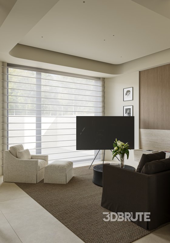 Modern living and dining room Image 5