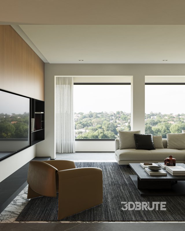 Modern living and dining room Image 10