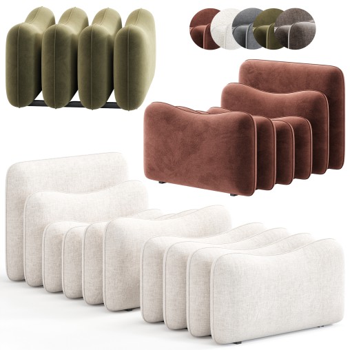 Additional System Armchair By Tacchini