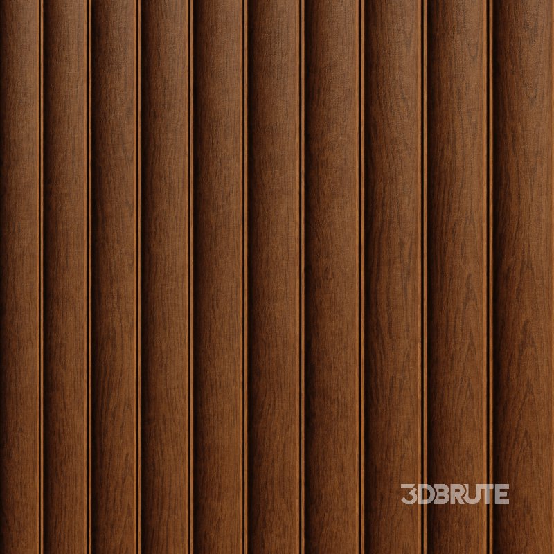 Wood Panel Wall Tile 01 (Seamless) Image 4