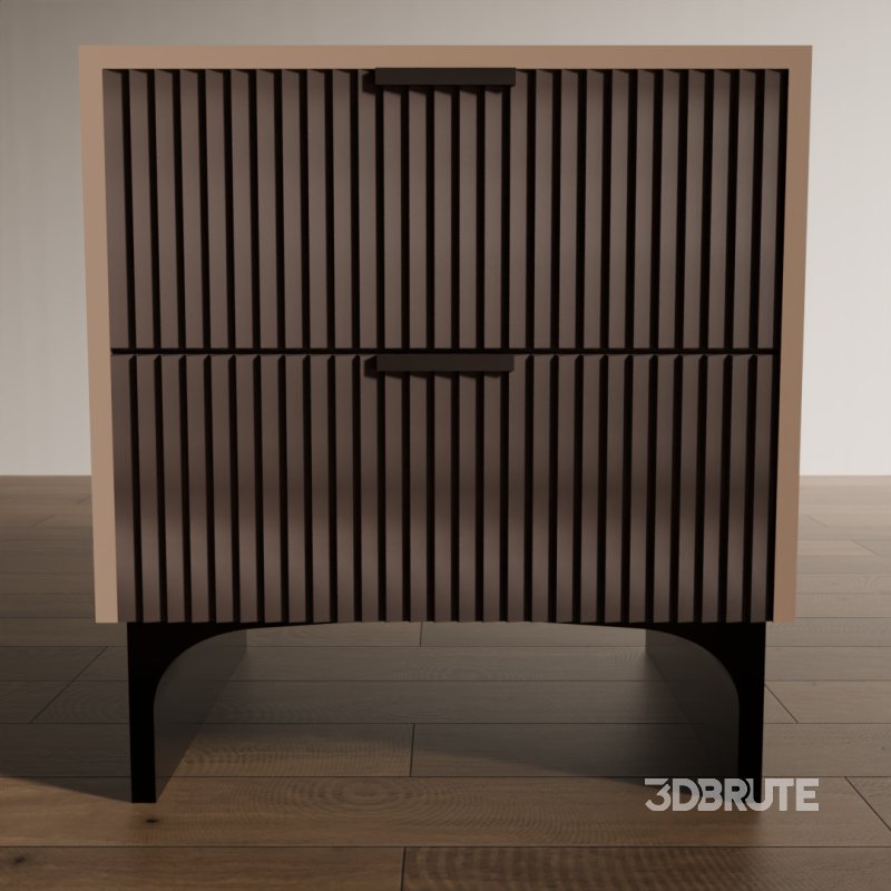 Modern Wooden Side Table Image 3
