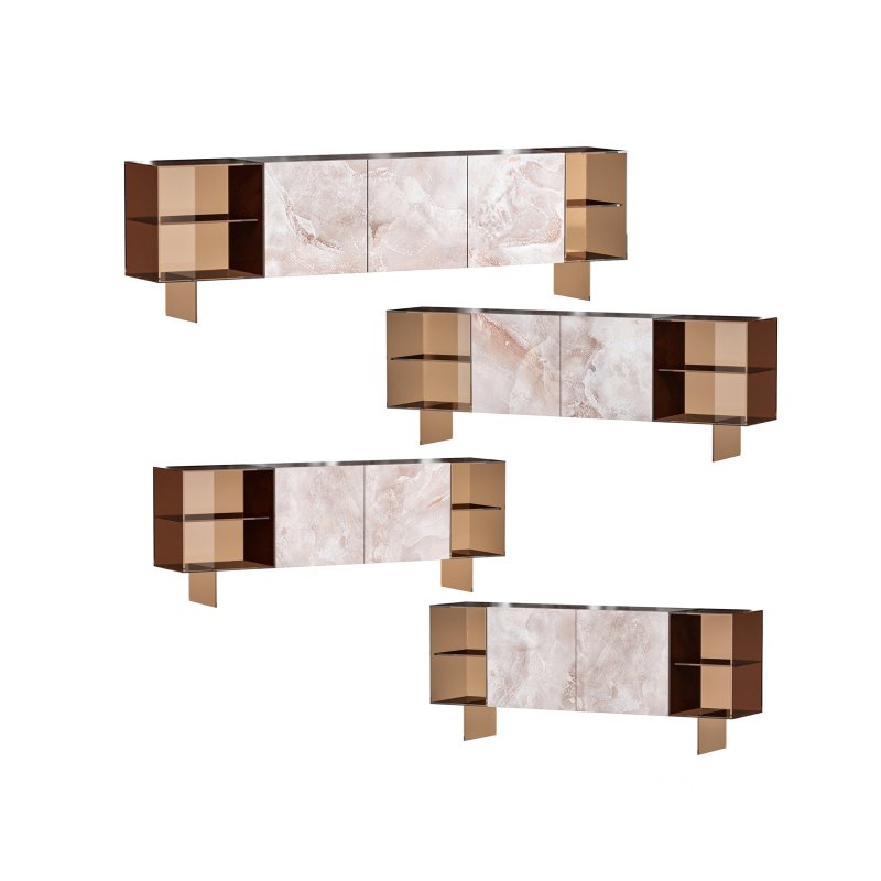 36e8 Glass Sideboard 04 Image 1