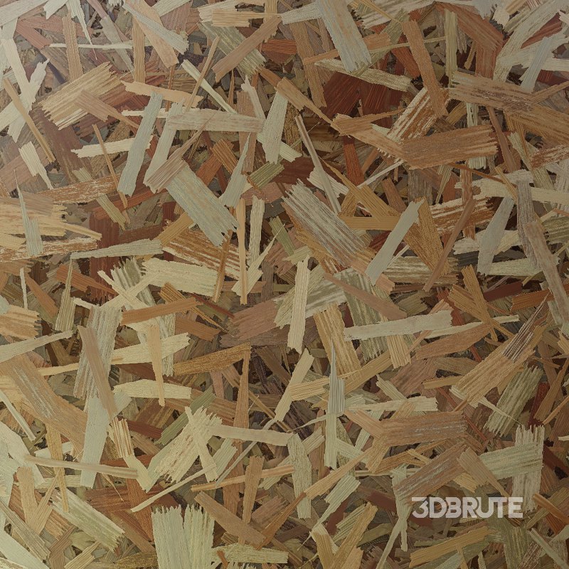 Wood OSB-particle board-chipboard (seamless) Image 2