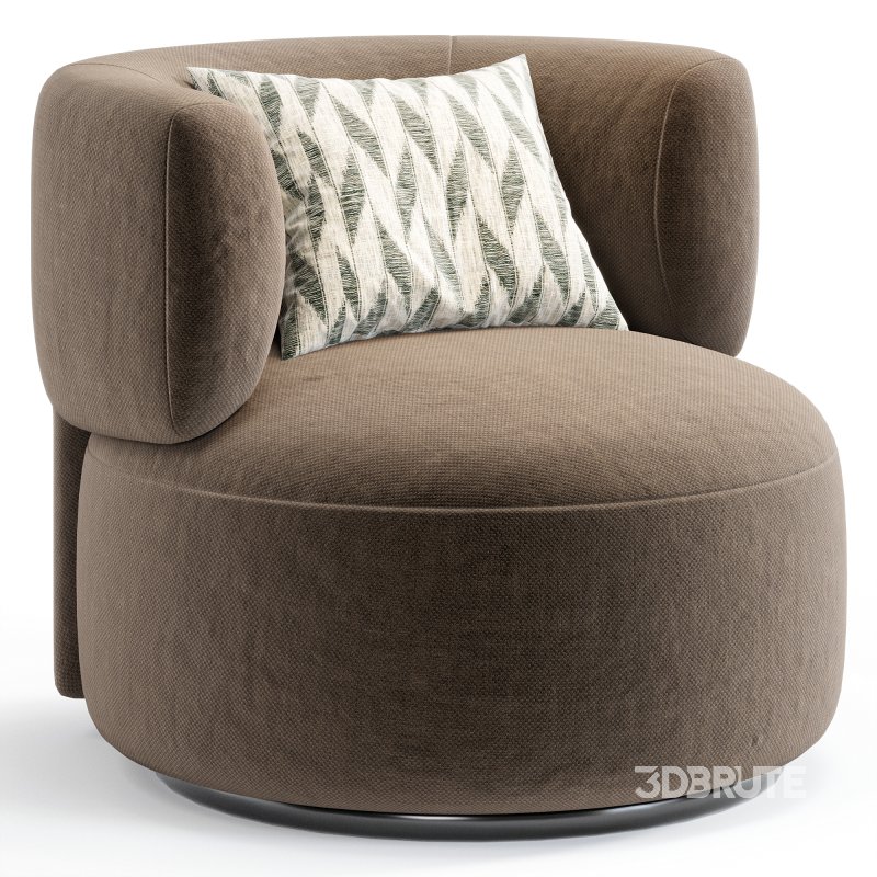 K Waiting Swivel Armchair By Spacefurniture Image 6