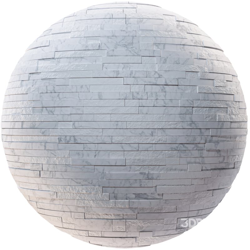 White Marble Tile 01 (seamless) Image 4