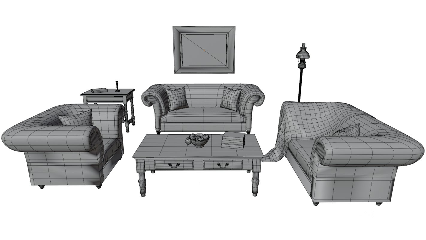 Victorian Sofa Set Image 11