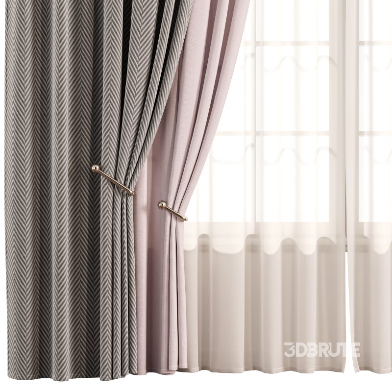 Timeless Chevron Window Drapes 76 Image 5