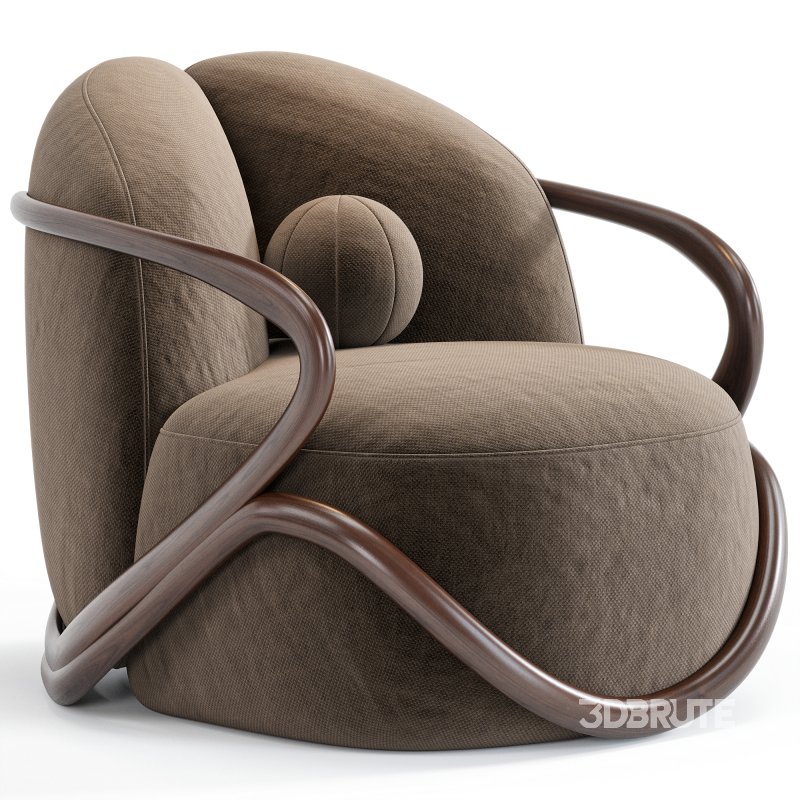 Hug Armchair By Giorgetti Image 4