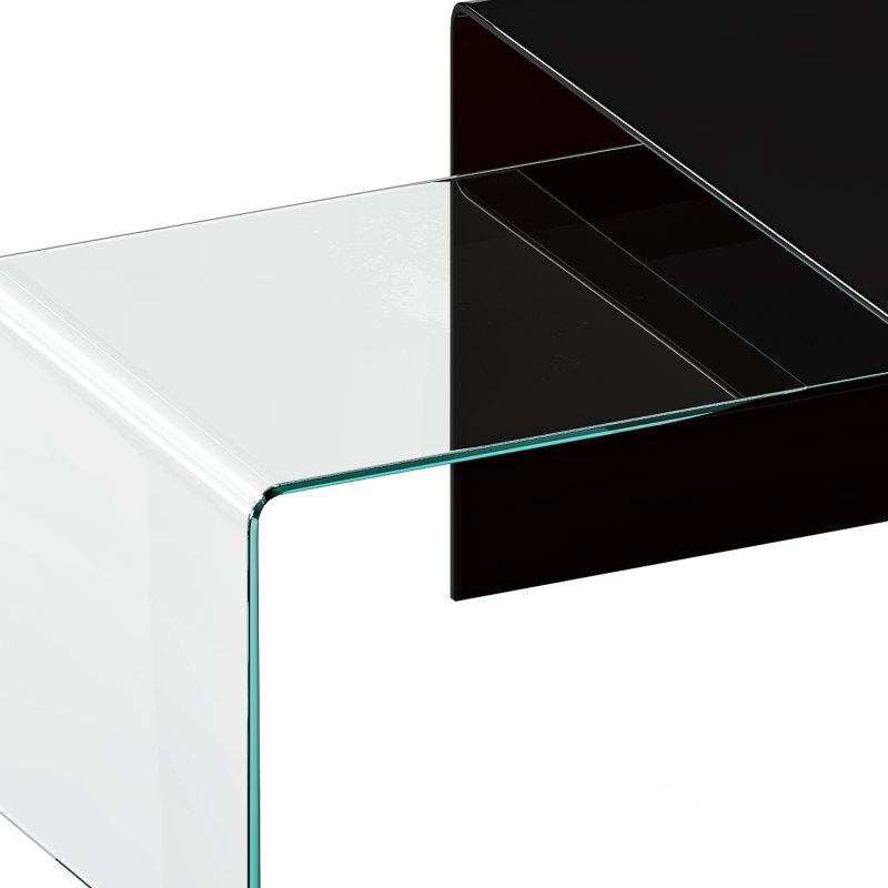 Table Basse 110 X 50 Cm Verre BURANO Image 8
