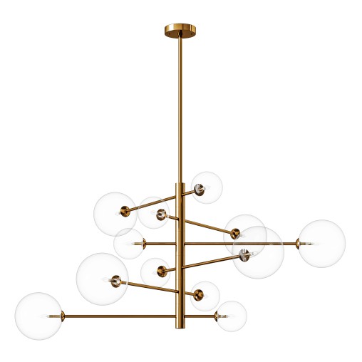 Chandelier Argento L