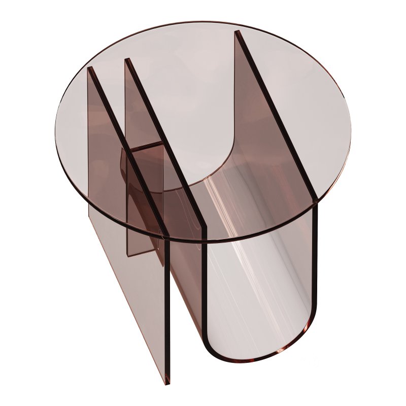 Living Room Acrylic Side Table Image 6