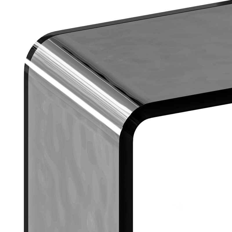 Minimalist Acrylic Side Table – Ottoman Image 13