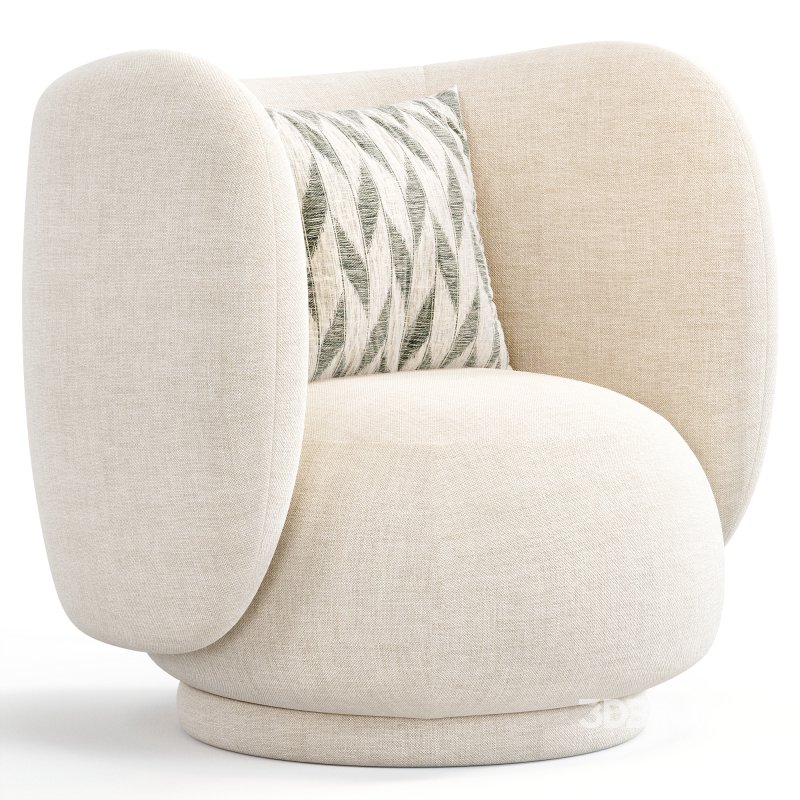 Rico Lounge Armchair By Nest Image 3