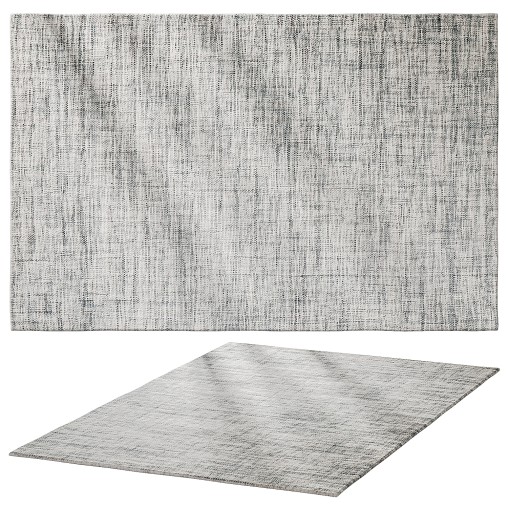Heathered Basketweave Wool Rug