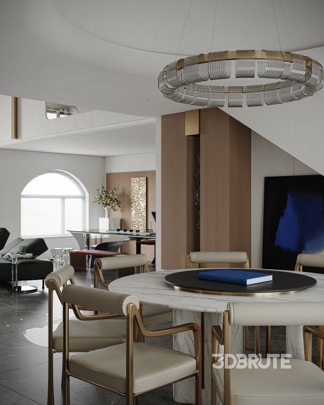 Modern living and dining room Image 5