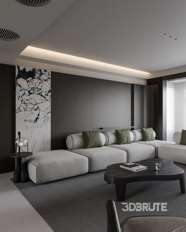 Modern living room dining room Image 4