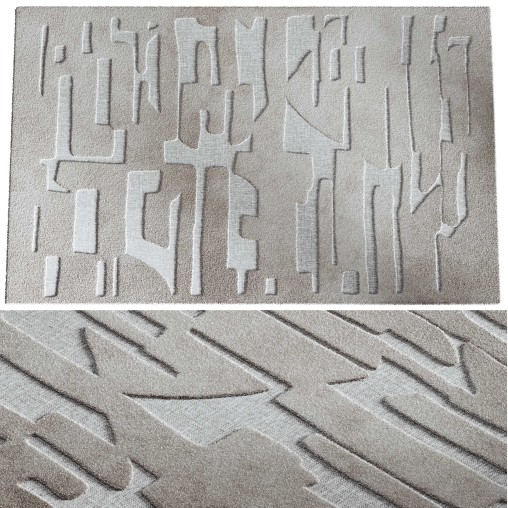 Handwoven wool rug by Akoris