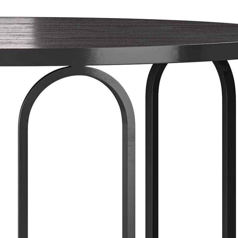 Hardin Oak Coffee Table – Full Black Image 13