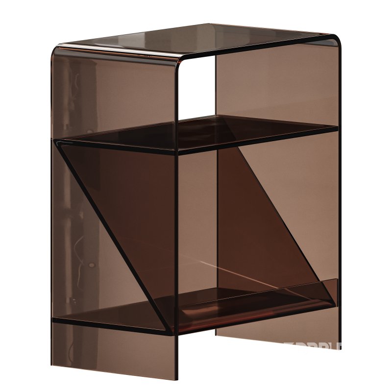 Acrylic Minimalist Transparent Side Table Image 12