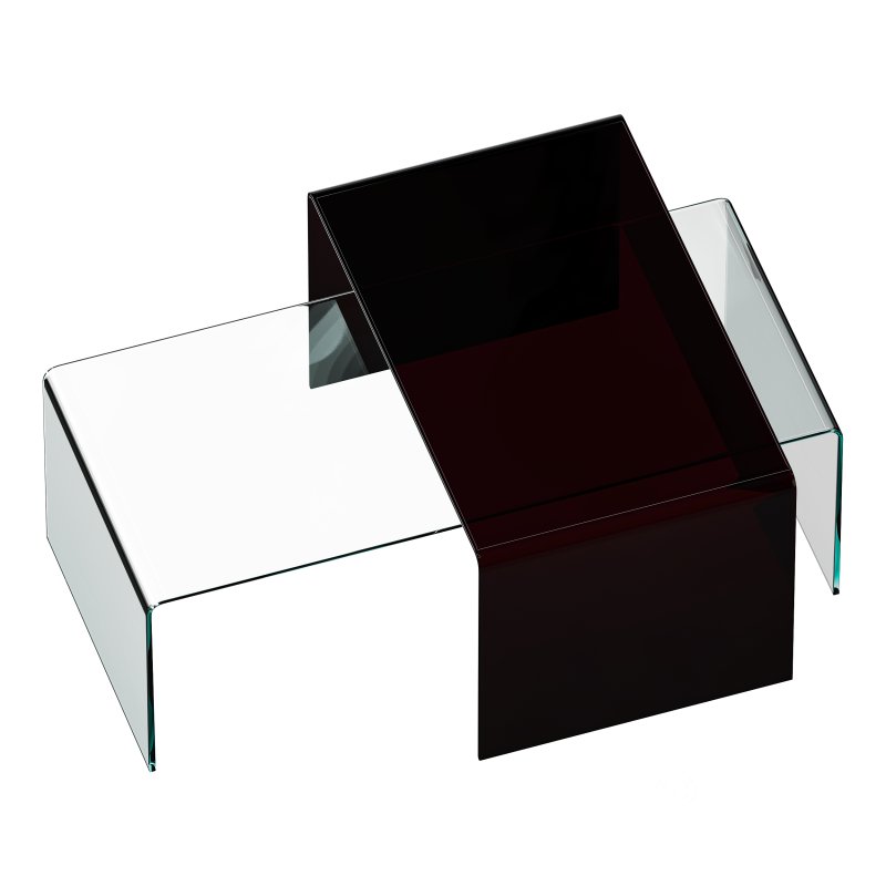 Table Basse 110 X 50 Cm Verre BURANO Image 6