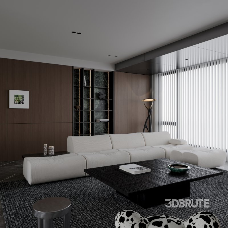 Modern living and dining room Image 2