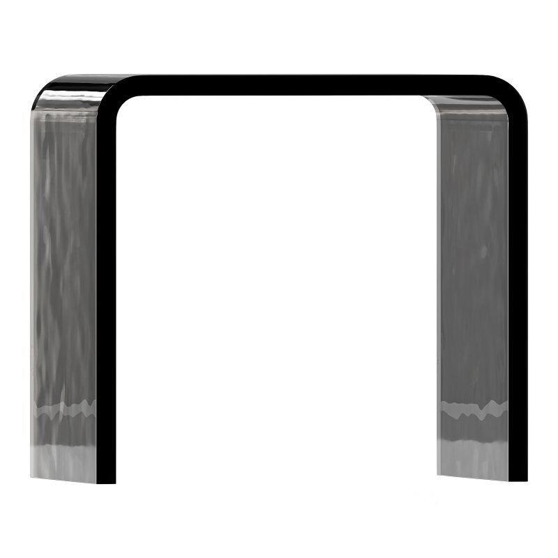 Minimalist Acrylic Side Table – Ottoman Image 7