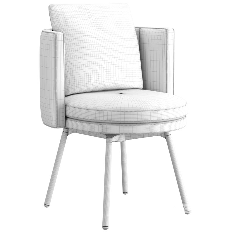 Minotti Torii Dining Swivel chair Image 6