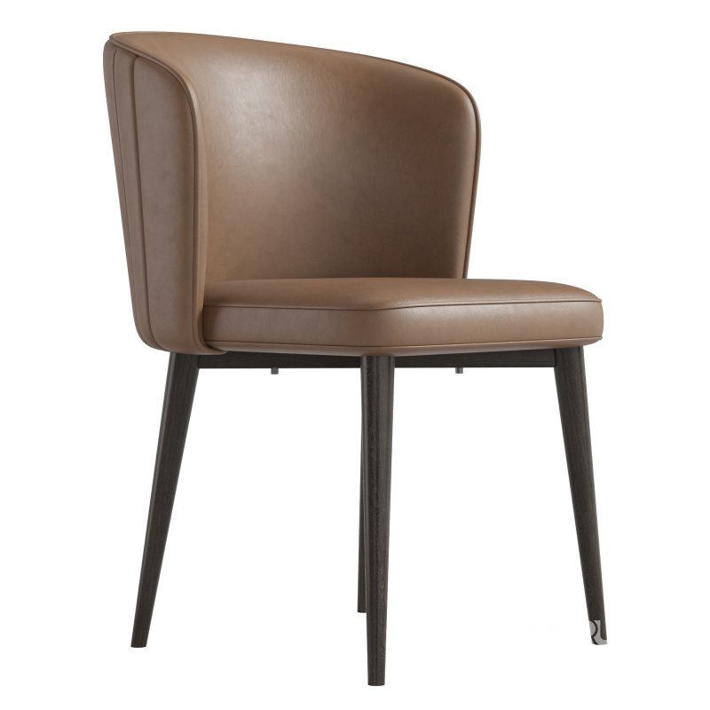 CLAUDE FABRIC DINING CHAIR Image 6