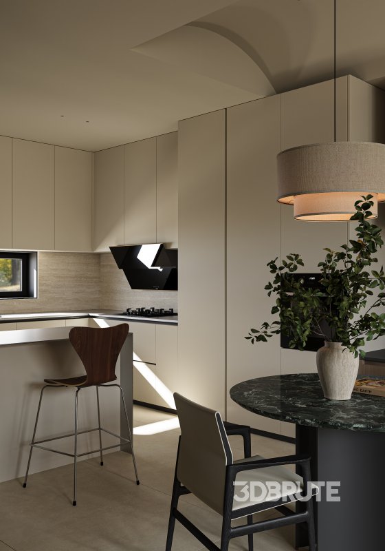 Modern living and dining room Image 7
