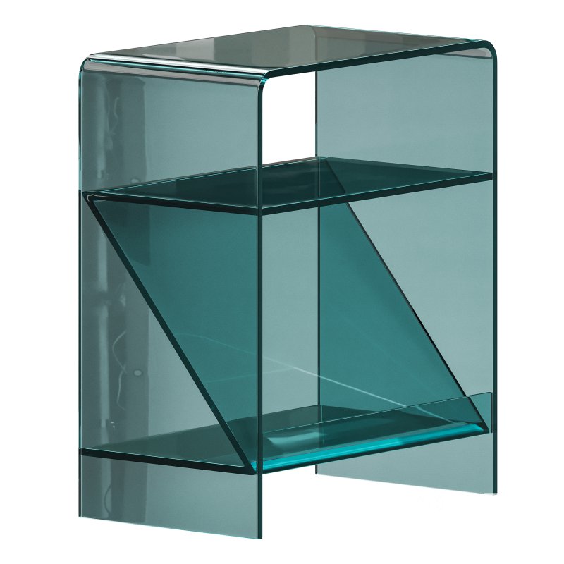 Acrylic Minimalist Transparent Side Table Image 11