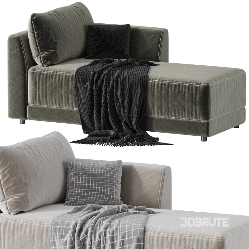 Gather Deep Right Arm Chaise Image 1